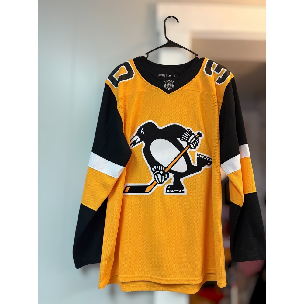 Pittsburgh Penguins Matt Murray #30 Adidas NHL Authentic Jersey Size 46 Gold